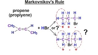 Organic Chemistry  Ch 1 Basic Concepts 27 of 97 Markovnikovs Rule [upl. by Zimmer250]