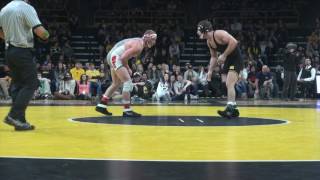 174 lbs Bo Jordan Ohio State vs Alex Meyer Iowa [upl. by Polard]