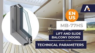 Liftandslide lowthreshold patio doors MB77HS [upl. by Lytsirhc]