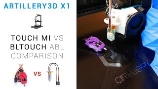 Touch Mi vs BLtouch on the Artillery3D X1  MKS TFT babystepping [upl. by Baese]