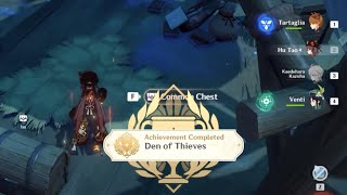 Dens of Thieves Chasm  Genshin Impact Achievement [upl. by Donell]