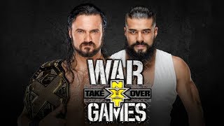 NXT TakeOver WarGames 2017  Drew McIntyre Vs Andrade Almas NXT Championship [upl. by Margette972]