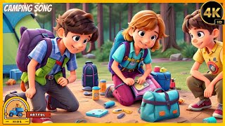 Camping Adventure Song for Kids 🌲🏕️🎵 Fun Camping Songs and Activities [upl. by Eiramyelhsa]