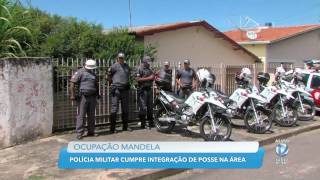 Polícia Militar cumpre reintegração de posse na ocupação Mandela [upl. by Abbate495]