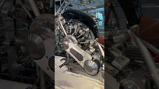 Radial engine motorcycle at the Barber museum [upl. by Eyaj]