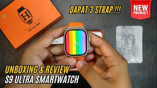 Unboxing amp Review S9 Ultra Smartwatch [upl. by Zaneta]