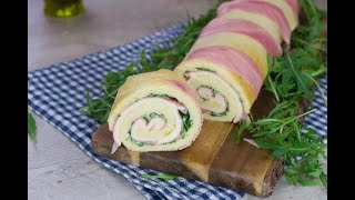 Savory roulade this great starter will surprise all your dinner guests [upl. by Yddet]