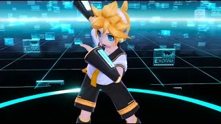 【Rin・Len】 Kagamine Lets Say the P Names ENGLISH Project Diva F Edit PV [upl. by Binnings514]