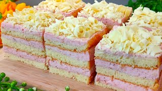 Der berühmteste Sommerkuchen der auf der Zunge zergeht Unglaublich leckerer Kuchen in 15 Minuten [upl. by Naesyar12]