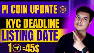 PI network new update  Pi coin latest news  1 PI45  PI Kyc deadline  Cryptomentary [upl. by Jacey]