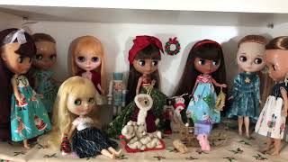 2024 Holiday Blythe Doll Shelf [upl. by Urbanus]