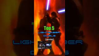 Top 5 Lightsaber DUELS [upl. by Maison125]