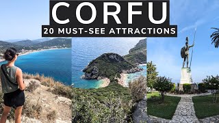 20 GREAT THINGS TO DO IN CORFU GREECE  Beaches Towns Viewpoints amp More [upl. by Irra]