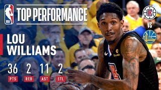 Lou Williams Helps Lead COMEBACK With 36 amp 11 Off the Bench  April 15 2019 [upl. by Gavrila297]