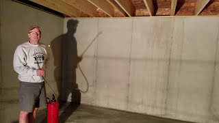 Damp Basement Protection Dampproofing Basement Walls  Deco 20 Sealer  ICCES Approved [upl. by Usanis]