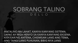 SOBRANG TALINO  Dello [upl. by Denn]