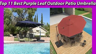 Top 11 Best Purple Leaf Outdoor Patio Umbrella Reviews for Outdoor Market Garden Deck Pool Patio [upl. by Ecirtaeb]