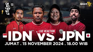 🔴 KUALIFIKASI PIALA DUNIA INDONESIA VS JEPANG LIVE REACTION [upl. by Aserahs991]