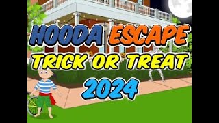 Hooda Escape Trick or Treat 2024  Walkthrough  Hints  Cheats [upl. by Airbas767]