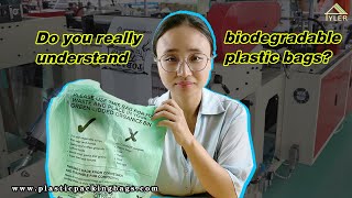 Do you really understand biodegradable plastic bags 【wxtyler】 [upl. by Yovonnda620]