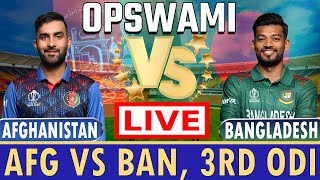 🔴Afg vs Ban Live  3rd ODI  Afghanistan vs Bangladesh Live Cricket Match Today Score amp Commentary [upl. by Kan]