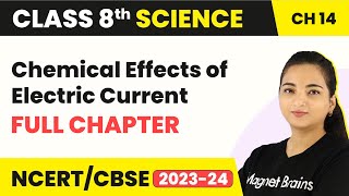 Class 8 Science Chapter 14  Chemical Effects of Electric Current Full Chapter Explanation [upl. by Ivah]