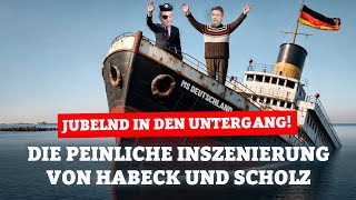 Jubelnd in den Untergang Die peinliche Inszenierung von Habeck und Scholz [upl. by Atneuqal]