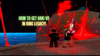 How To Get Haki V2 In King Legacy Roblox King Legacy [upl. by Vijnas]