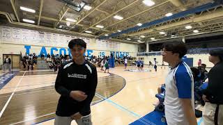 Lacombe vs st Gabes 4th final set [upl. by Ajnotal972]