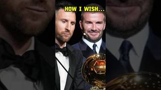 Ballon dOr for David Beckham shorts ballondor davidbeckham [upl. by Nivre]