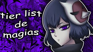 GRIMOIRES ERA  TIER LIST DE MAGIAS [upl. by Etireuqram]