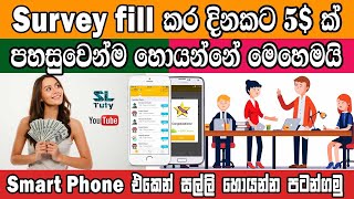 How to earn 5 per day by surveys Irazoo emoney sinhala SLTuty [upl. by Ogilvy]