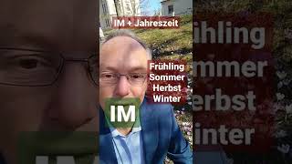 Jahreszeiten im Frühling im Sommer im Herbst im Winter im frühling sommer 2022 alemánA1 [upl. by Zeret435]