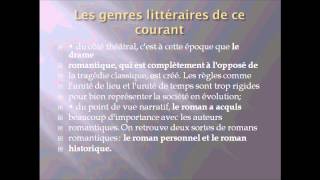 Exposé sur le romantisme dans la littérature ™ [upl. by Scammon]