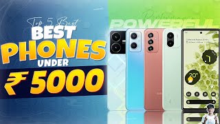 Top 5 Best Smartphone Under 5000 in August 2023  Best EntryLevel Phone Under 5000 in INDIA 2023 [upl. by Harraf429]