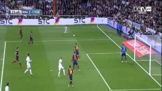 اهداف الكلاسيكو  ريال مدريد 34 برشلونة  الدوري الاسباني 2332014 تعليق فهد العتيبي [upl. by Ellehsor]