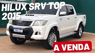 TOYOTA  HILUX SRV TOP 30 4X4 TURBO DIESEL 2015  À VENDA hilux4x4 [upl. by Ghassan]