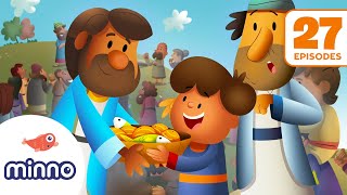 🔴 27 AWESOME Bible Story Cartoons  Over 2 Hours of Bible Stories for Kids [upl. by Phaidra]