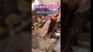 SWEETEST Honey Grilled Ribs RECIPE Ever food easy recipe cooking ytshorts shorts [upl. by Nnylekoorb990]