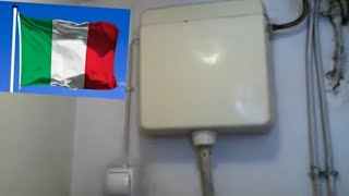 🇮🇹 ITALY TOILET 5 🇮🇹 quotConcealed High Level Push Button and Unknow Bowlquot [upl. by Richel12]