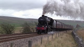 LMS 48151 Barks away on the Pendle Dalesman 271018 [upl. by Daus927]