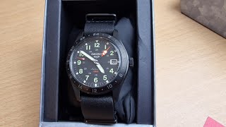 Seiko 5 GMT Field Watch unboxing [upl. by Einnahpets58]