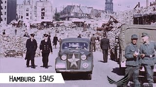 Hamburg  Liberation in 1945 in color and HD [upl. by Pinter]