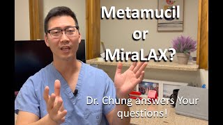 Metamucil OR MiraLAX Which one is better Which should I use  Dr Chung answers YOUR questions [upl. by Ataner]