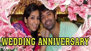 Barun Sobti amp Pashmeens WEDDING ANNIVERSARY CELEBRATIONS [upl. by Rednazxela]