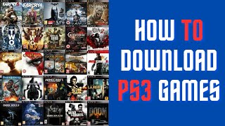 How to Download PS3 Games  how to download games in ps3 [upl. by Valli]