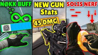 Nokks New Gun amp Gadget Buff  Solis Nerf amp New Operator Loadout Revealed  Rainbow Six Siege [upl. by Wiltz]