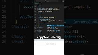 Copy Clipboard en 1 Minuto con JS 🚀📄 [upl. by Ennayar689]