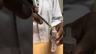 Demonstration of parts of disposable syringe ampneedle in medical and nursing education and hospital [upl. by Rabassa]