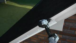 Channel Installation  Fascia Flush Mount permanentchristmaslights [upl. by Roice]